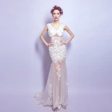 Белый сексуальный светильник в виде рыбьего хвоста, свадебное платье, вечернее платье,, официальное свадебное платье, платье для выпускного вечера, robe de soiree vestido de noiva