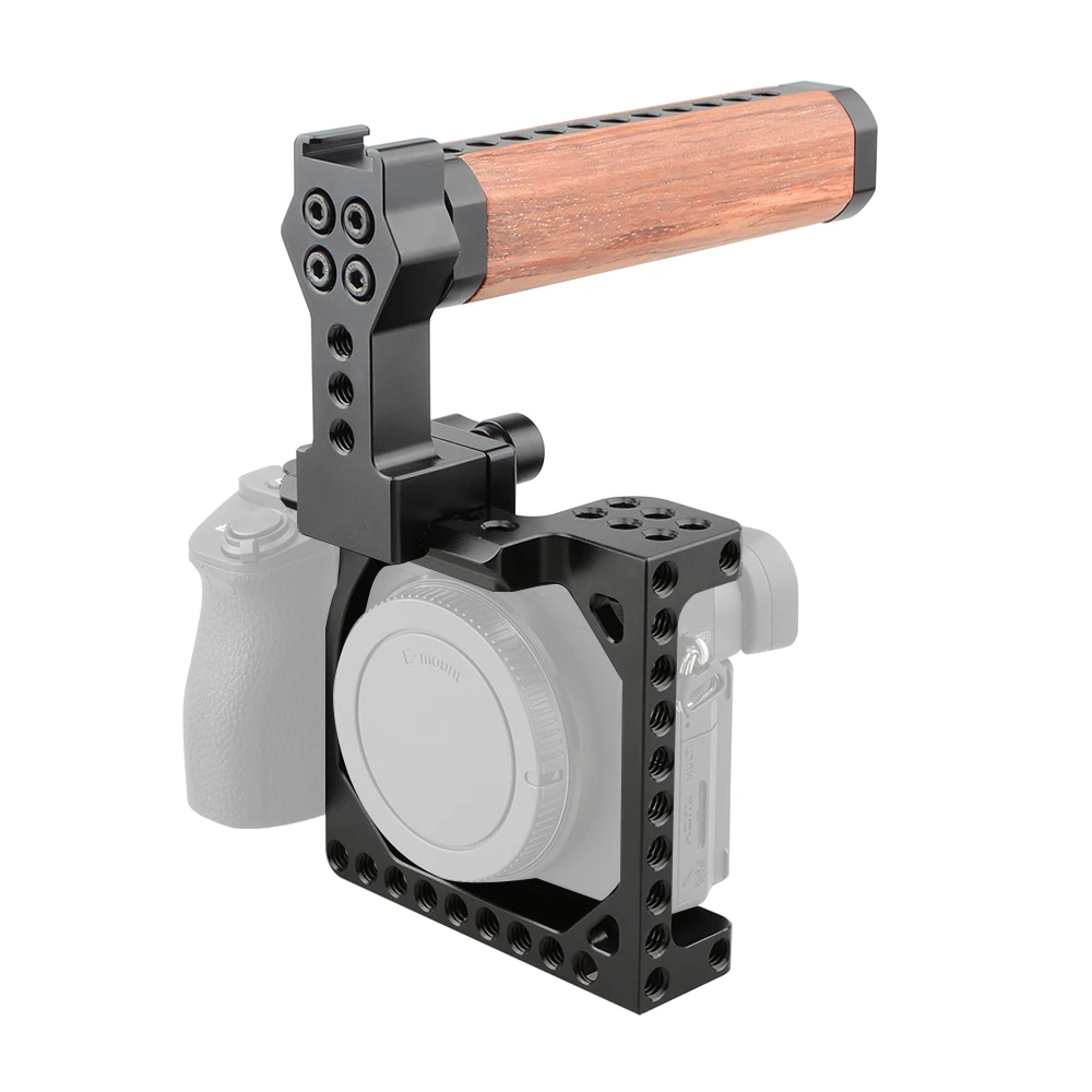 CAMVATE Camera Cage Rig With QR Top Handle For Sony A6000 A6300 A6500 4K Cameras (2)