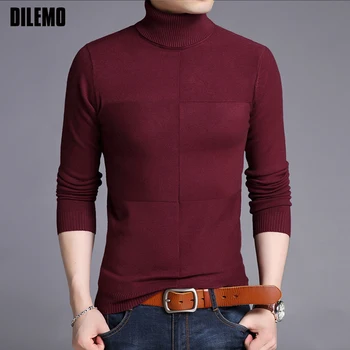 

2020 New Fashion Brand Sweaters Men Pullover Woolen Slim Fit Jumpers Knitred Warm Thick Korean Style Autumn Casual Men Clothes