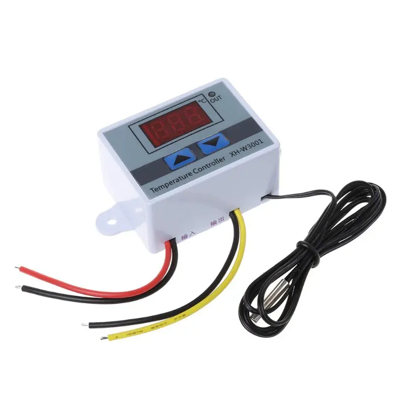 

12V/220V 10A Digital LED Temperature Controller Thermostat Control Switch Probe