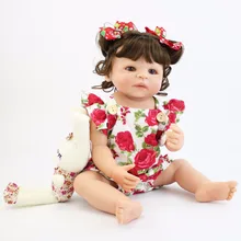 55CM Full Body silicone doll Girl Reborn Baby Doll Bebes Reborn doll Bath Toy Lifelike Newborn Princess victoria Bonecas Menina 55cm full silicone bebe reborn baby girl princess dolls lifelike alive doll with pink dress for child bath shower bedtime toy