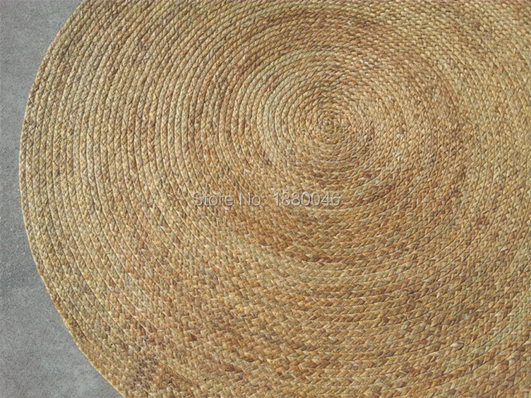 New Coming Southeast Asian Style carpet Natural Reed round carpet Hand-made rattan grass rugs and carpets for home living room