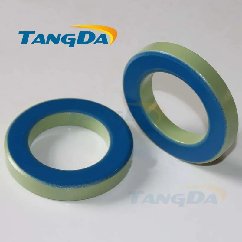 T300 KT300-52 Iron powder cores T300-52 OD*ID*HT77*49*12.7mm 80nH/N2 75ue Iron dust core Ferrite Toroid Core toroidal green blue T300 KT300-52 Iron powder cores T300-52 OD*ID*HT77*49*12.7mm 80nH/N2 75ue Iron dust core Ferrite Toroid Core toroidal green blue