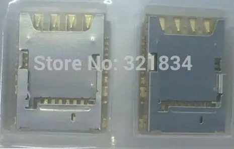 

10pcs -100pcs original new sim card socket slot for samsung I9200 I9205 I9208 note 3 N900A N900 N9005 N9006