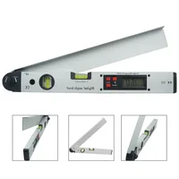 400mm / 250mm Digital Angle Finder Gauge 0-270Degree Protractor Ruler Miltre Angle Finder meter Spirit Level Back-Light 2