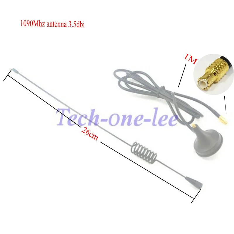 5 piece lot 3 5DBi Gains ADS B 1090Mhz MCX Male Connector Aerial Magnetic Base RG174 4