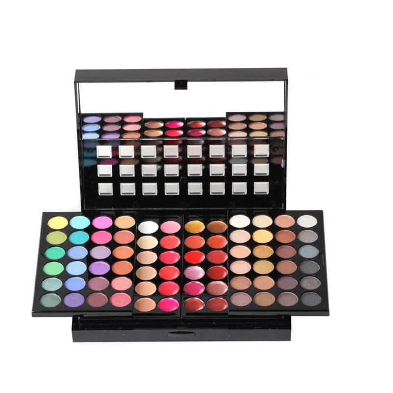 

78 Color Makeup Palette Pearlescent Matte Eye Shadow + Blusher + Lip Gloss + Concealer + Bronzers Multifunctional Cosmetic