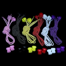 1 пара эластичных шнурки для кроссовок Refletive шнурки растягивающий фиксирующий башмак шнурки