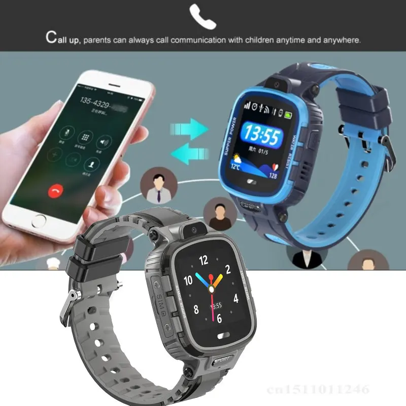 K90 смарт детские часы IP67 водонепроницаемые sim карты с сенсорным экраном gps wifi