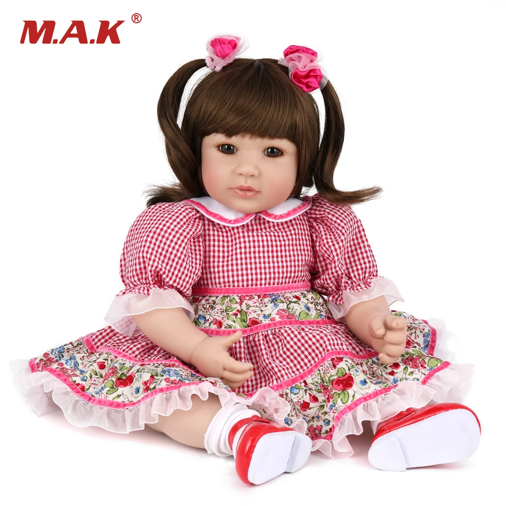

Adorable Princess Doll 50 CM Soft Silicone Reborn Baby Doll Toy For Girls Realistic 22 Inches bebe Reborn boneca