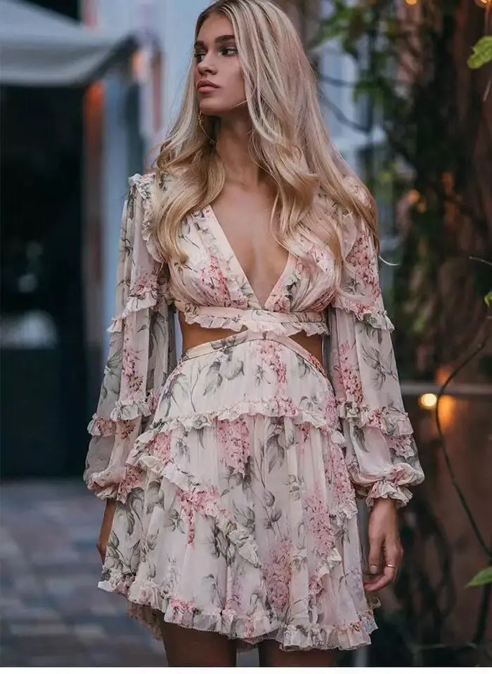 

2019 New arrive chiffon women dress