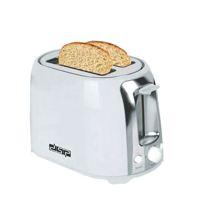 DSP Household Stainless Steel 2 Slice Toasters Bread Toast Machine For