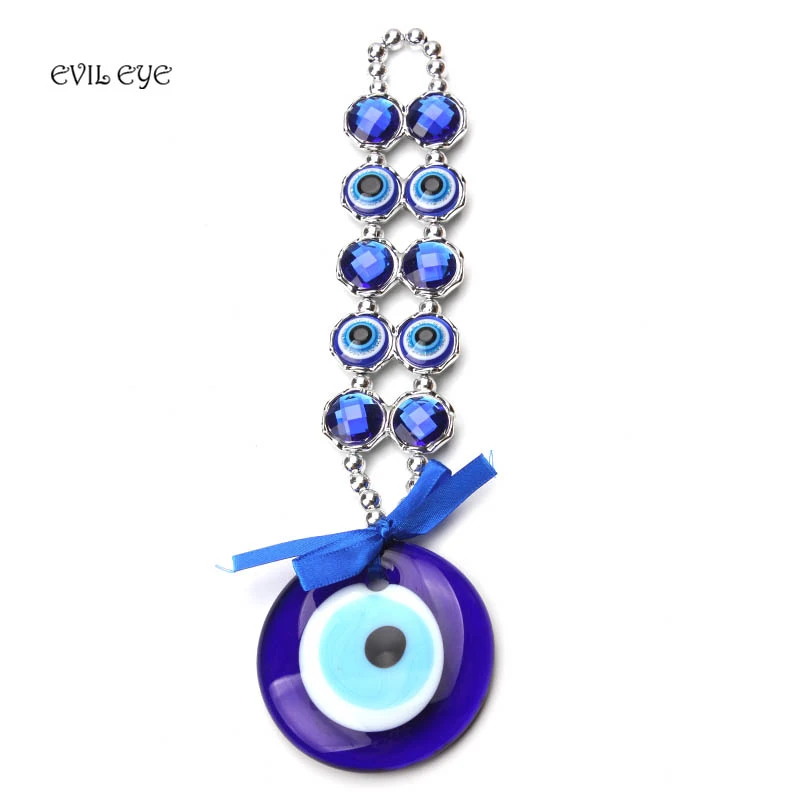 Evil Eey new Key Chain 1pc 24.5cm Blue Evil Eye Pendant