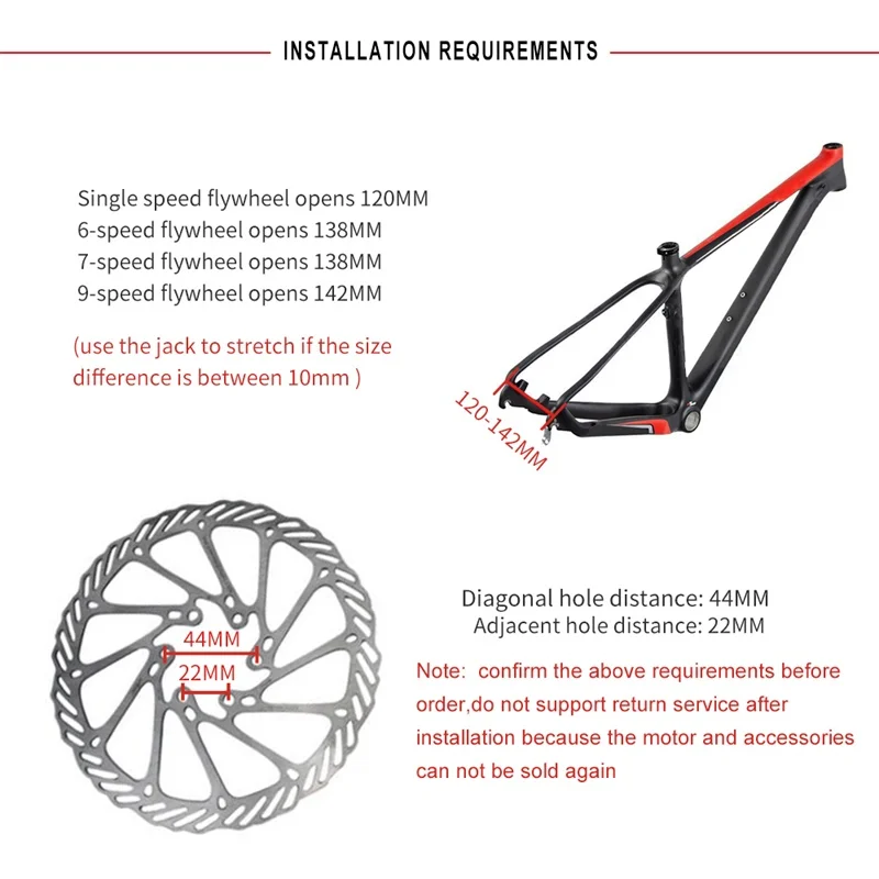 Bafang 48V 350W задний мотор ступицы колеса комплект для переоборудования