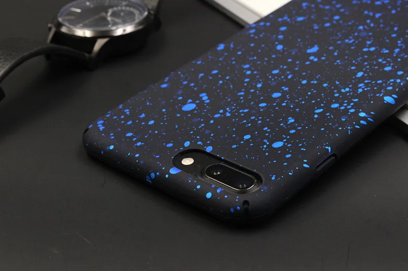 Флуоресцентный светильник в горошек чехол для телефона iphone 8 8Plus пластиковый жесткий чехол для iphone 5 5S школьный стиль матовый чехол для мобильного телефона