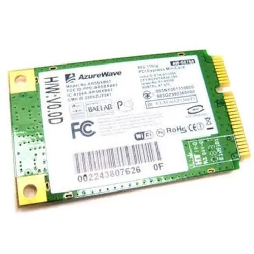 Беспроводная карта адаптера для Qualcomm Atheros AR5007EG AR2425 AR5BXB63 Mini PCI-Express HP 455549 459339 |