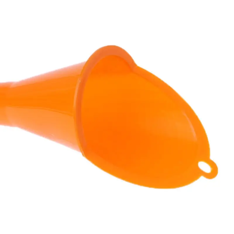 

Multifunction Orange Plastic Longer Motorcycle Farm Machine Funnel for Gasoline Engine Oil Diesel Additive