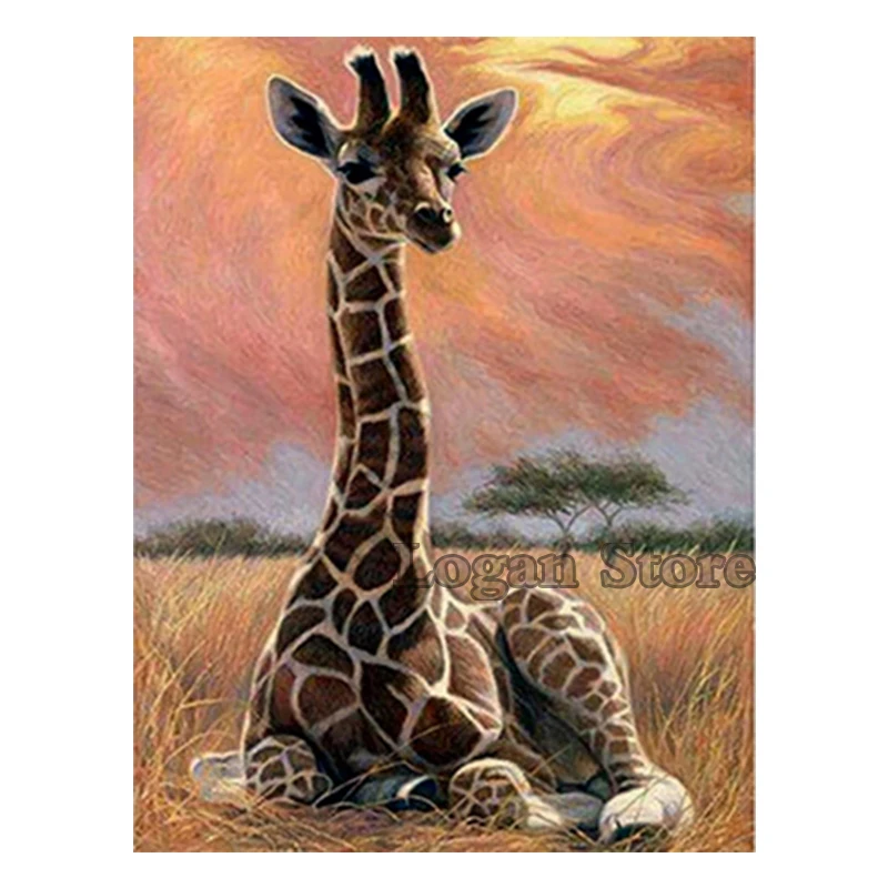 Volledige Vierkante Ronde Diamant 5D DIY Diamond Painting Animal 