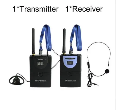 

2.4GHz Digital Tour Guide System Wireless for Church Guiding Teach Meeting Simultaneous Translation System Transmitter Receiver