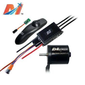 Günstig Maytech 6374 Wasserdicht Versiegelt Motor 100A ESC Basierend Auf Benjamin Vedder VESC Elektrische Longboard Fernbedienung