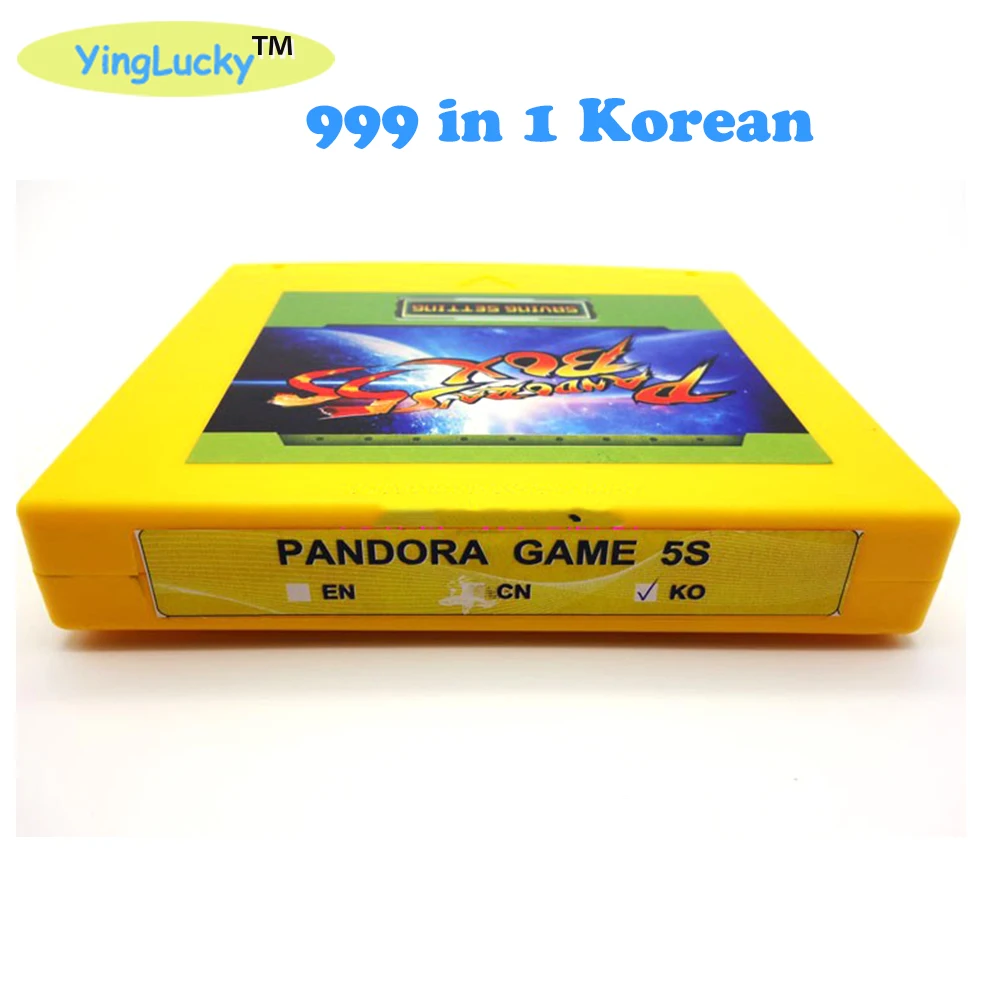 Yinglucky игровая коробка 5S 999 в 1/1299 в 1 MAME Jamma CGA VGA Pandora diy kit Аркада интимные аксессуары - Цвет: Черный