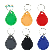 100 шт. RFID брелоки 13,56 МГц брелоки NFC метки ISO14443A MF Classic® 1k nfc контроль доступа маркер смарт-карт шесть цветов
