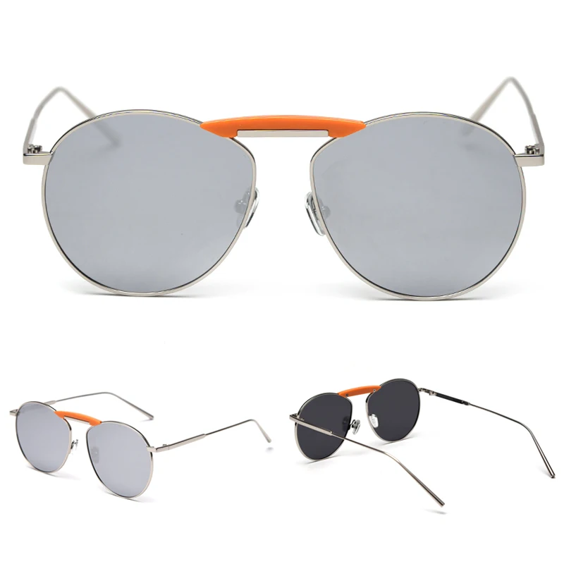 Peekaboo, женские солнцезащитные очки, поляризационные, uv400, серебряная, зеркальная, металлическая оправа, для вождения, черные, Ретро стиль, солнцезащитные очки для мужчин,, желтый, красный