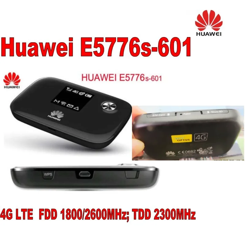 Новый разблокированный беспроводной маршрутизатор Huawei E5776s 601 4G LTE FDD TDD 150M Wifi модем