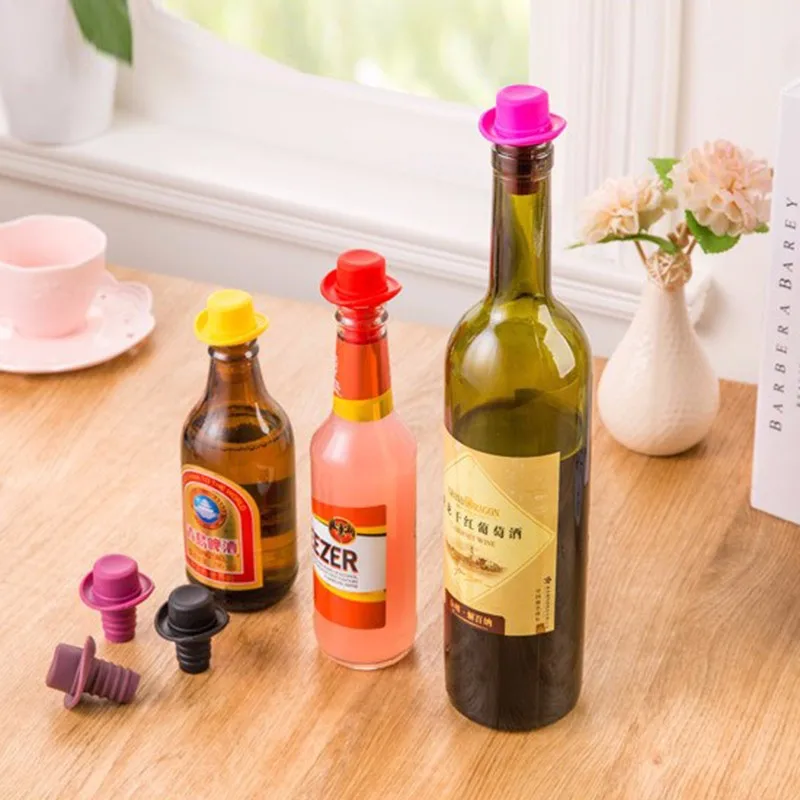 1 шт. Силиконовое для вина пробка для бутылки держать вакуумную герметичная пробка крышка бутылки кухонные барные инструменты