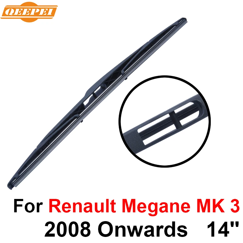 QEEPEI Rear Windscreen Wiper No Arm For Renault Megane MK 3 2008 2016