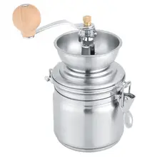 Нержавеющая сталь ручная кофемолка Регулируемая керамическая пряность гайки мельница ручной инструмент Щепка