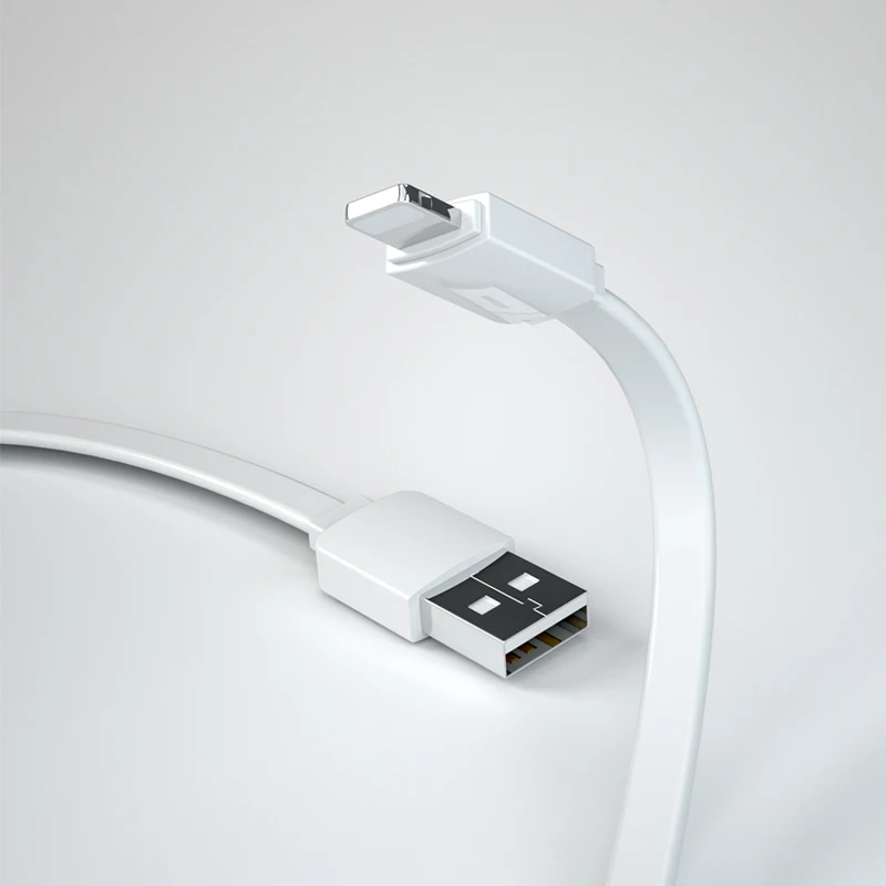 GUSGU الهاتف المحمول USB كابل بيانات ل البرق 5 فولت 2.4A سلك المعكرونة الهاتف كابل ل فون X 8 7 ثانية 6 5 5 ثانية SE البيانات مزامنة شاحن