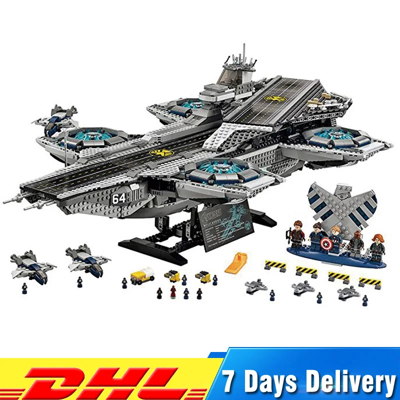 

Lepin 07043 Super Heroes The Shield Helicarrier Model Building Blocks Bricks Educational Toys Compatible LegoINGlys 76042 Gifts