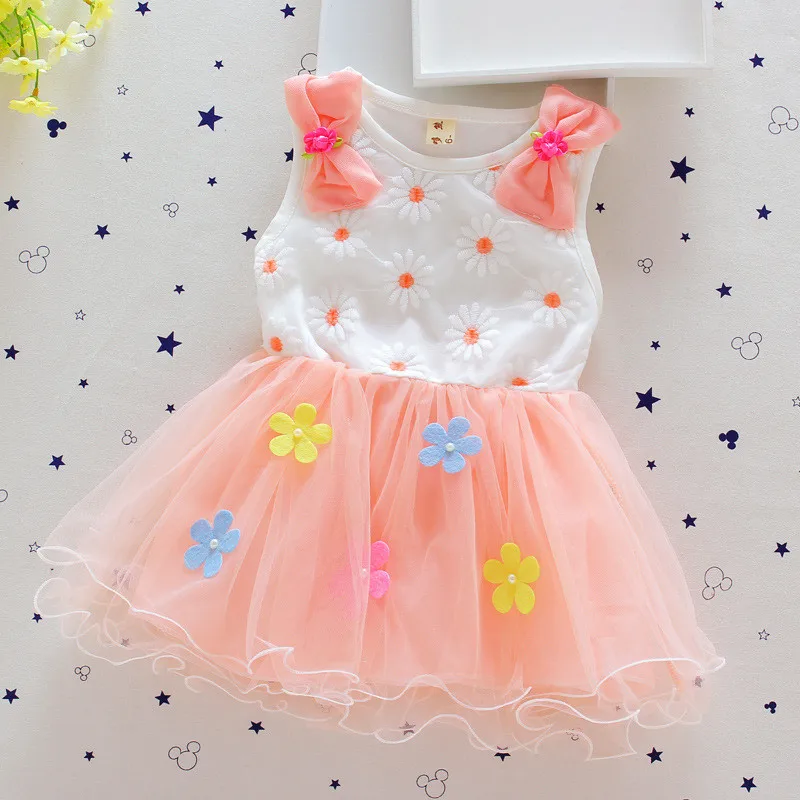 New Born Baby Dresses Flower Pattern Kids Frock Design Toddler ...