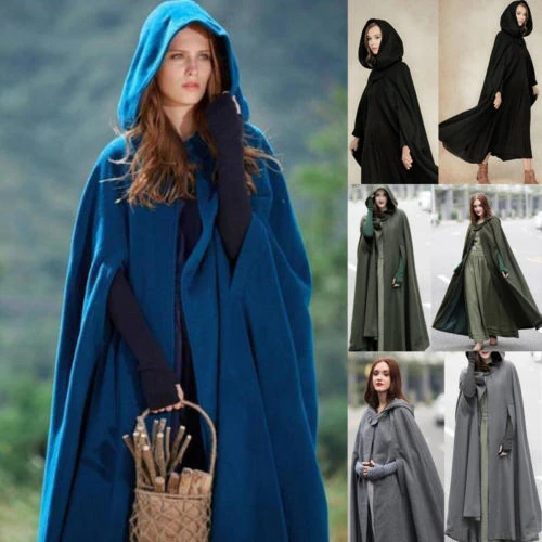Women Ladies Loose Batwing Wool Poncho Cloak Winter Warm Coat Jacket Cape Parka Women Ladies Loose Batwing Wool Poncho Cloak Winter Warm Coat Jacket Cape Parka
