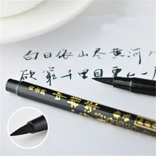 2 в 1 кисть для каллиграфии с двойной головкой, мягкая кисть, фломастеры, ручка для подписи, манга, рисования, письма, художественные маркеры, школьные принадлежности