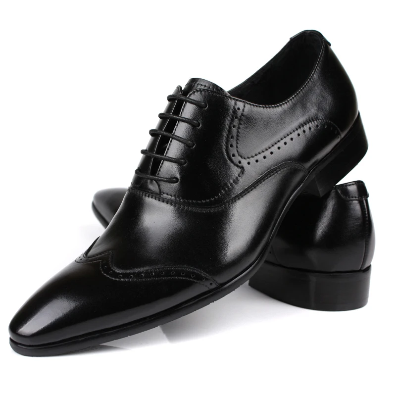 New Mens Dress work Shoes Wingtip Loafers leather wedding party casual