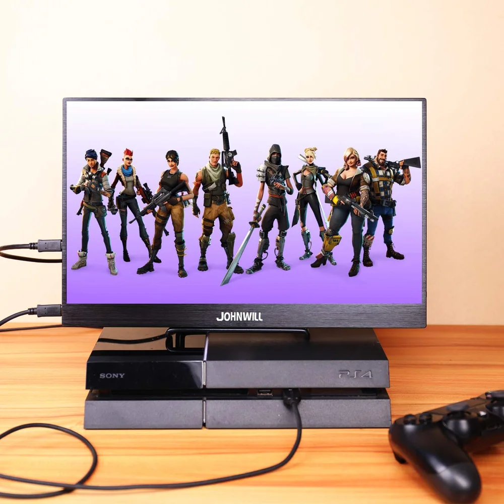 JOHNWILL портативный монитор 13," lcd usb type-C ips hdmi Экстра тонкий для PS4 ноутбука телефона Xbox переключатель Pc 1080