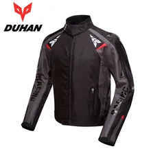 Free shipping 1pcs DUHAN Outdoor Sports Men’s Motorcycle Jacket Suit Racing Suits Armor Riding ProtectiveJacket with 5pcs pads