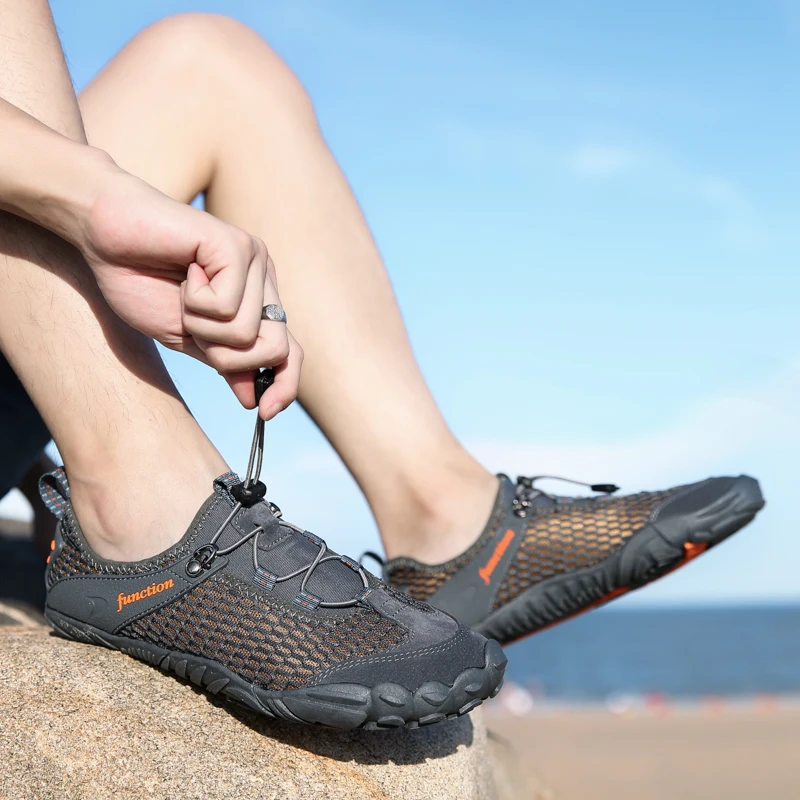 Barefoot/акваобувь для женщин и мужчин; водонепроницаемые кроссовки размера плюс; дышащая обувь для плавания; спортивная обувь; светильник