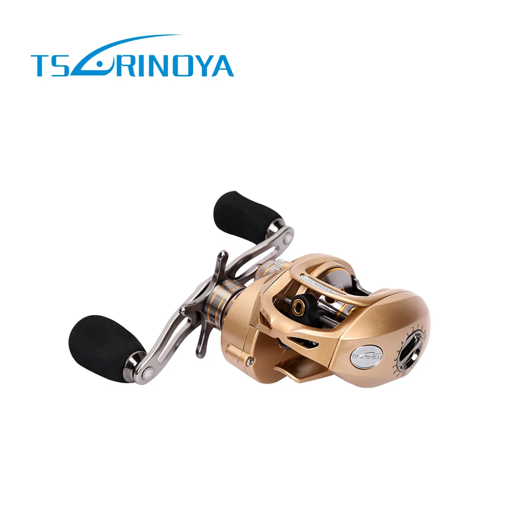 

Tsurinoya 190g Casting Reel 9+1 BB Gear Ratio 7.0:1 Aluminum Frame Carbon Cover Max Drag 7kg Baitcasting Fishing Reel SeaWater