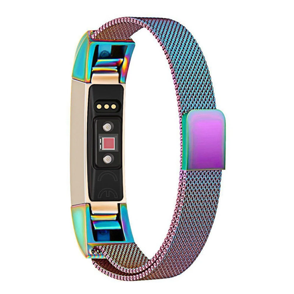 6 цветов модные новые магнитные часы из нержавеющей стали ремешок высокого качества браслет для Fit Bit Alta HR умные аксессуары