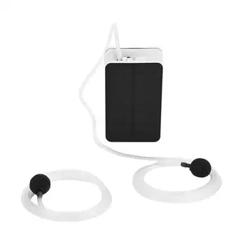 

Solar Aquarium Air Pump Waterproof Oxygenator Aerator Air Pump Oxygen for Outdoor Pool Pond Aquarium Oxygen Fish Air Pump