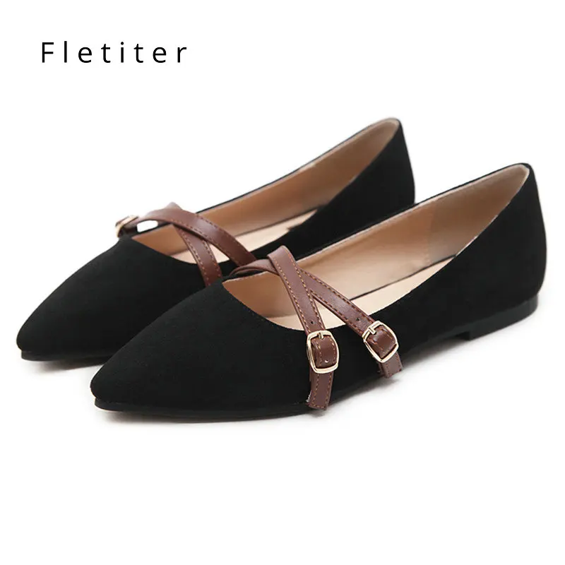 Fletiter Flats Ballerina Shoes Women 2018 Spring Autumn ...