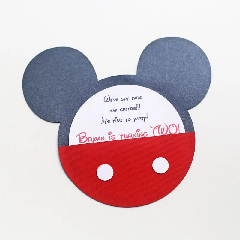 Personnalise Mickey Mouse Invitations Aliexpress Personnalise Mickey Mouse Invitations Aliexpress