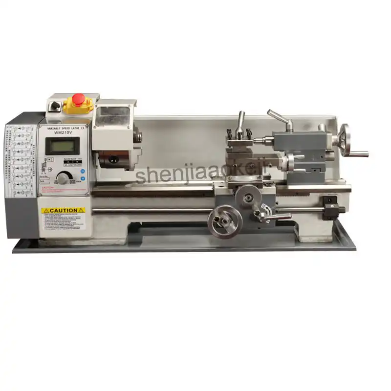 1pc Wm210v Small Bench Lathe Brushless Motor Lathe Variable Speed