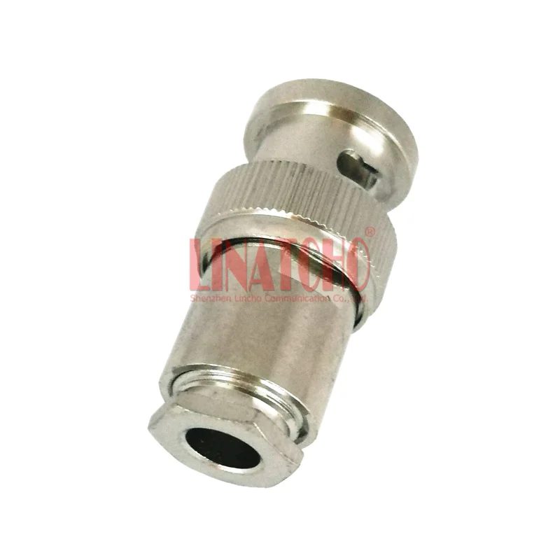 10 шт. RF rg58 rg142 rg141 lmr195 50ohm кабель перегородки собрать и установить bnc штепсельный разъем