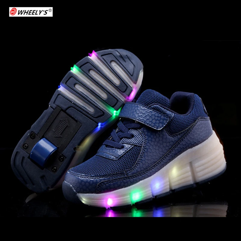 WHEELY'S New Arrive Children Heelys Shoes Kids Roller Shoes with Wheels