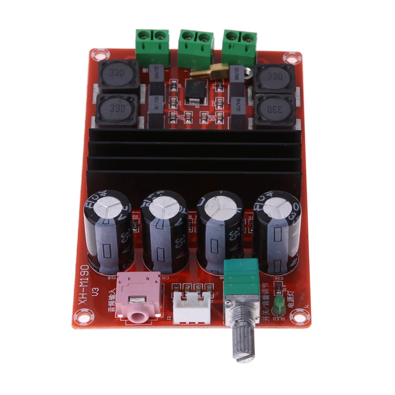 

TPA3116D2 2x100W 2 Channel Digital Amplifier Audio Board Dual Channel 12 to 24V Audio Amplifier board DIY Module for Arduino
