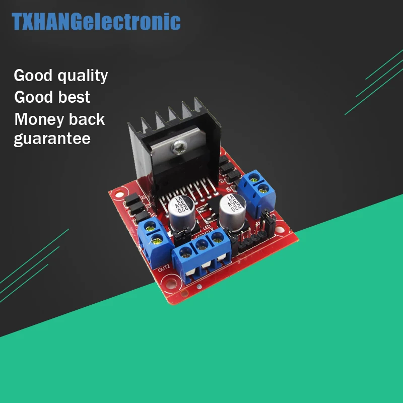 l298n dual h bridge dc stepper motor driver Expansion Development Board board module for arduino kit | Электронные компоненты и